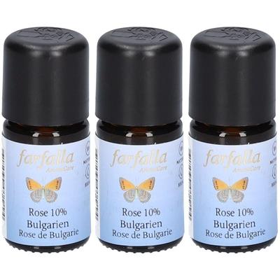 Farfalla Rose Bulgarien 10% Äth/Öl 5 ml x3 3x5 Ätherisches Öl