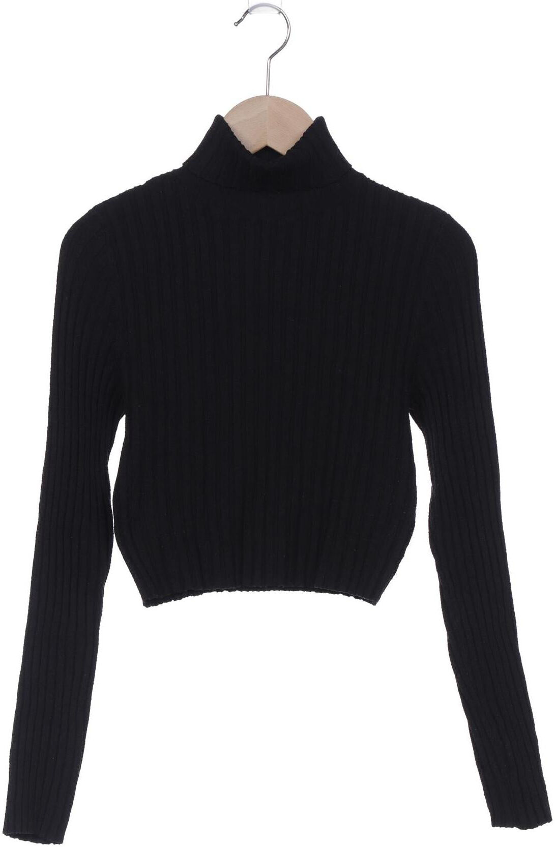 bershka Damen Pullover, Schwarz, Gr. S, Synthetik - Second Hand