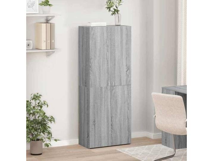 VIDAXL - Classeur de bureau Armoire de classement - sonoma gris - 60x32x153cm - bois d'ingénierie 362589 Assemblage requis
