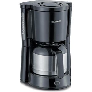 Severin Kaffeemaschine Type KA 4835, mit Thermoskanne, 1 Liter, 1000 Watt, schwarz, bis zu 8 Tassen