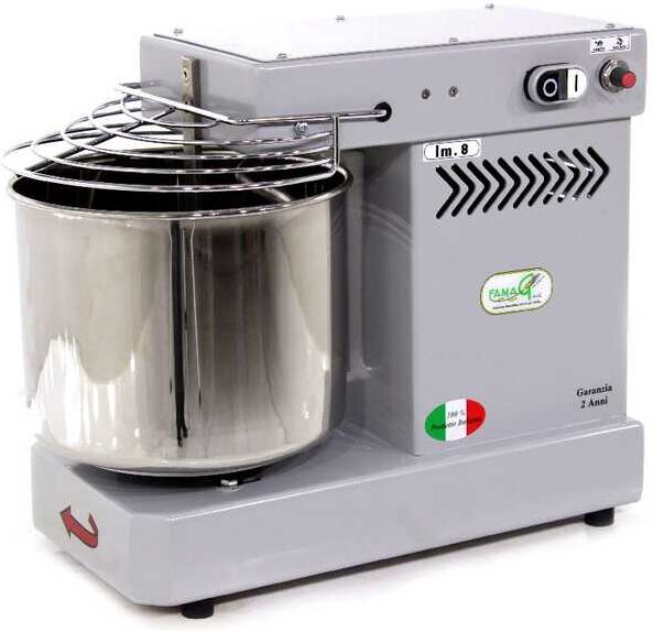 Famag IM 8/230 10 Geschwindigkeiten Silber  Spiralkneter 8 kg