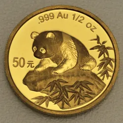 Goldmünze 1/2oz "Panda" 1999 (China)