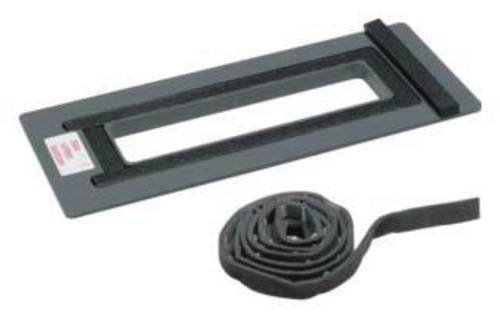 Hager FZ380 FZ380 Adapterflansch universZ SaS Durchführung zw.Schränken 205+218mm Adapterflansch Kunststoff 1St.