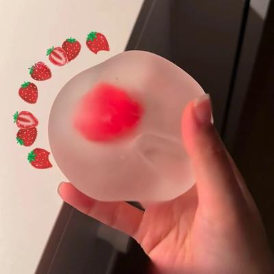 Perfect Picks Market Strawberry Mochi Squishy Stress Relief Toy Soft Squeeze Anxiety Fidget Toy Strawberry Mochi Squishy Stress Relief Toy Soft Squeeze Anxiety Fidget Toy