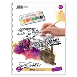 Staufen® Malblock Künstler DIN A4, 50 Blatt