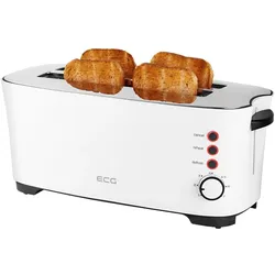 ECG ST 13730, Toaster, Weiss