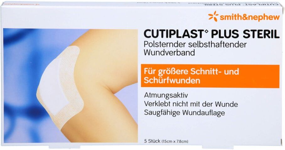Cutiplast Plus Steril 7,8x15 Cm Verband
