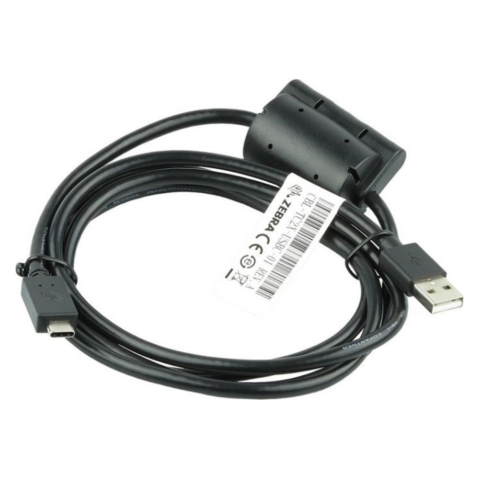 Zebra Kabel USB USB-A - USB-C Schwarz (CBL-TC2X-USBC-01) (CBL-TC2X-USBC-01)