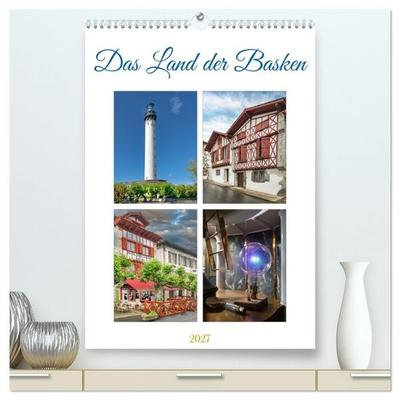 Das Land der Basken (hochwertiger Premium Wandkalender 2027 DIN A2 hoch), Kunstdruck in Hochglanz