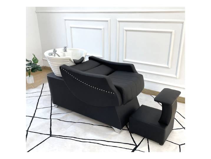 Chaise De beauté De Style Semi inclinable chaise De lavage De cheveux moderne shampooing tête De Salon SPA Silla De Lavado De Cabello meubles De Salon