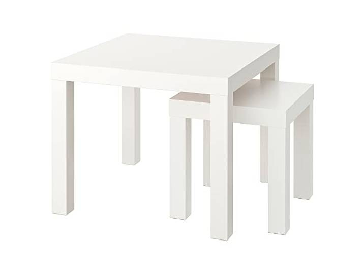 IKEA Lack Lot de 2 tables gigognes Blanc