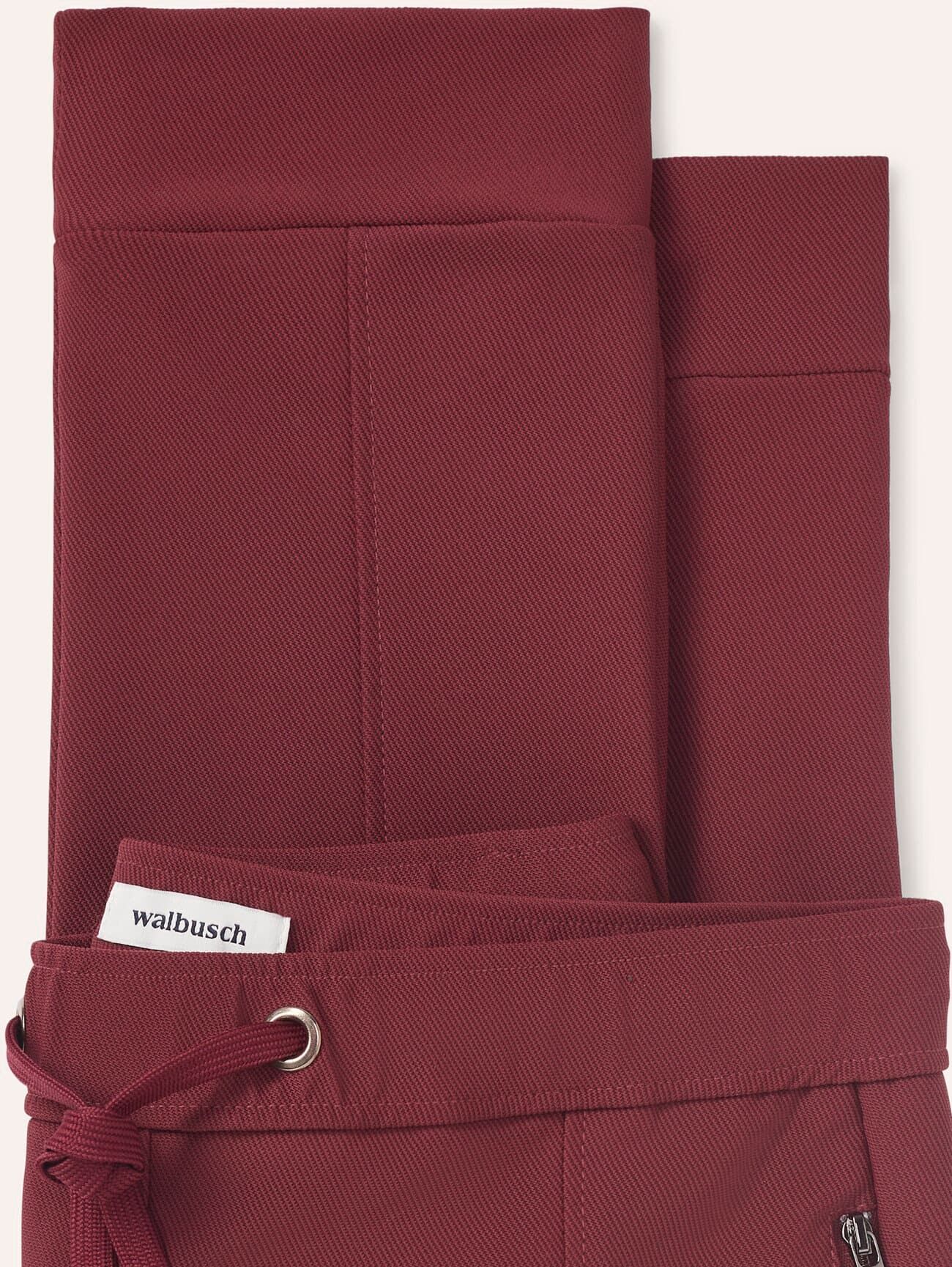 Walbusch Jogpant aus Strukturjersey, Regular Fit#normale Größen#Kurzgrößen, Farbe Rot, 21, super komfortabel, da elastisch bügelfrei Damen