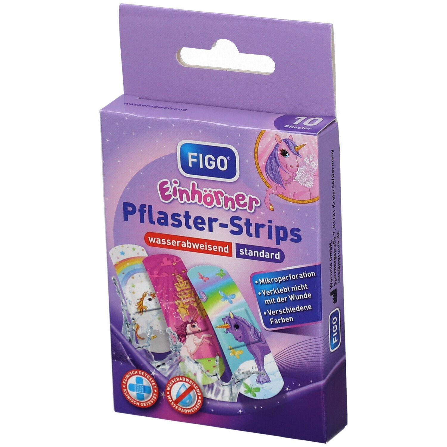 Figo Kinderpflaster Einhörner 10 St Pflaster