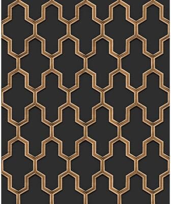 Veer Decor Geometric Silk Wallpaper