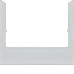 Berker Rahmen eckig alu Glas 13196414
