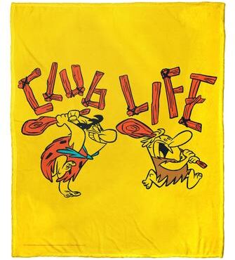 Northwest Warner Brothers Flinstones Club Life Silk Touch Throw Blanket