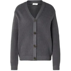 Tchibo - Grobstrick-Cardigan - Damen - Gr. M - anthrazit