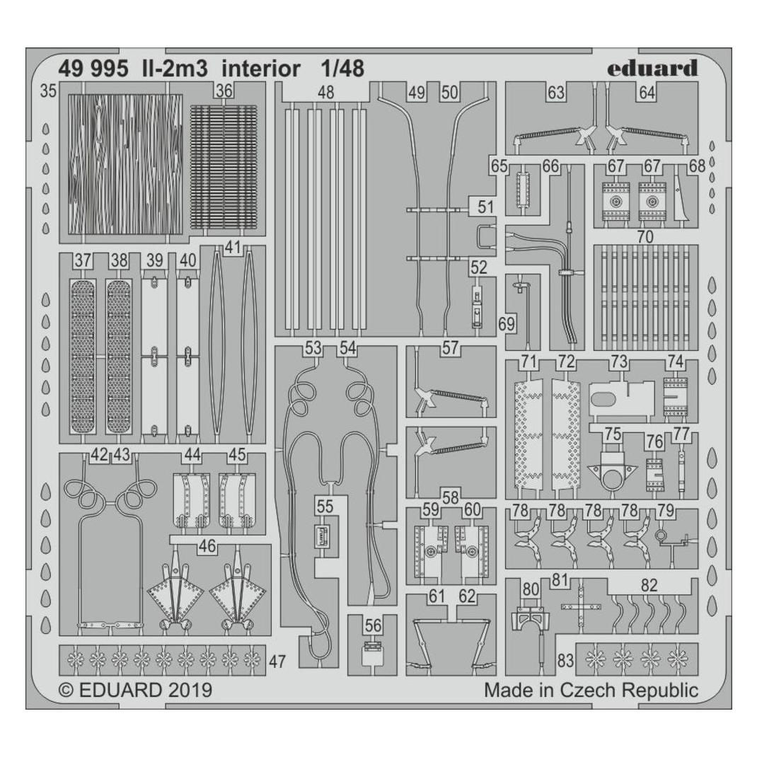 Eduard II-2m3 interior for Tamiya (49995)