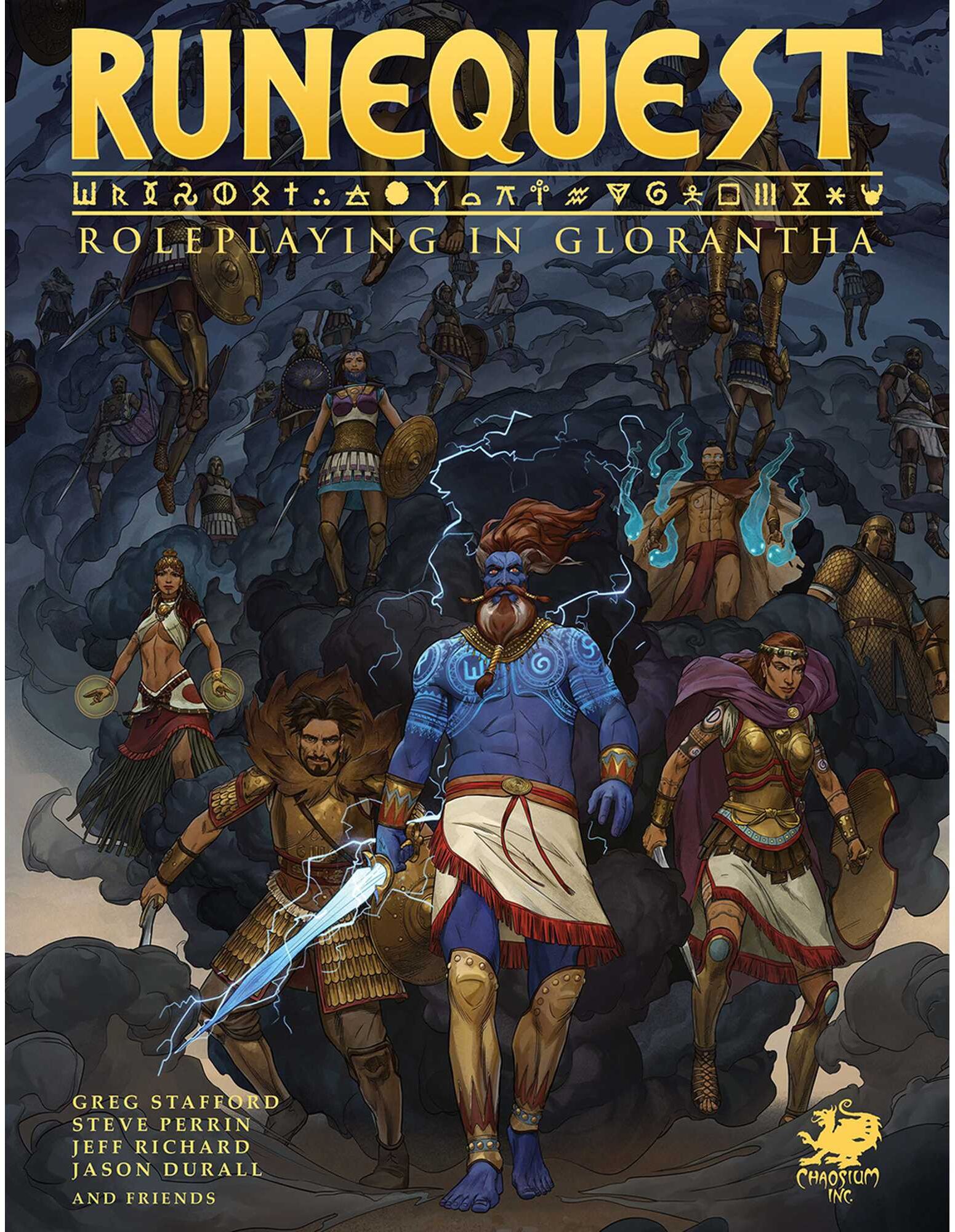 RuneQuest: Roleplaying in Glorantha Core Rulebook by Chaosium - Tabletop Roleplaying Game