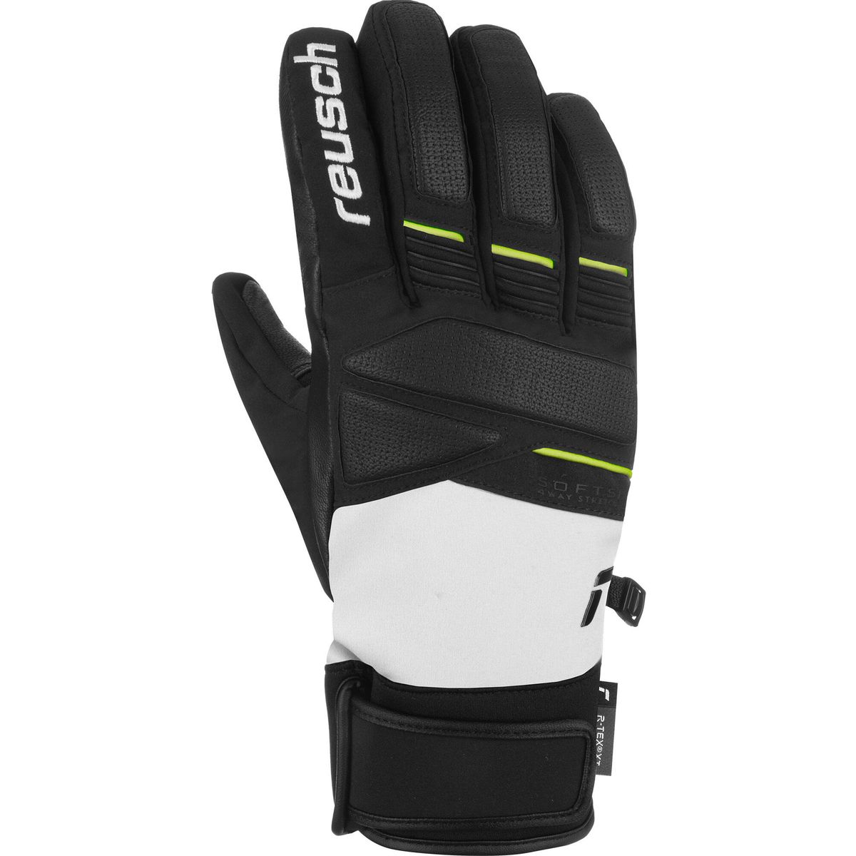 Reusch Thunder R-tex XT glacier grey / black / safety yellow (6593) 10,5 6401216-6593-10,5