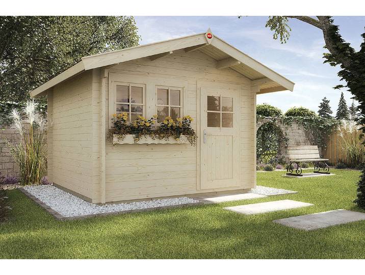 Weka Gartenhaus 139 A Gr.3 45mm 380 × 300 cm