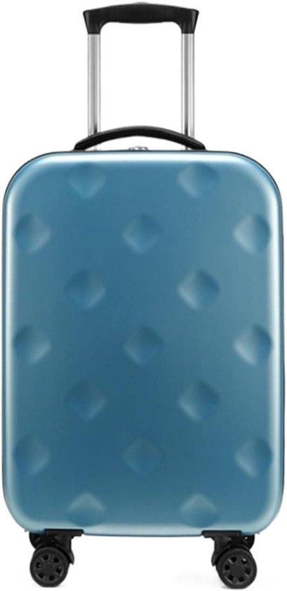 Koffer Tasche - Koffer Trolley Gepäck - Geschäftsreise Reisen - Erweiterbar Faltbares Design - 28 Zoll - Blau
