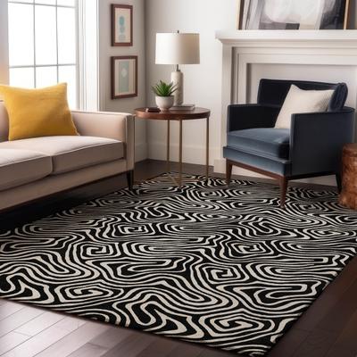Addison Rugs Premium Washable Super Soft Modern Trippy Mayfield Rug