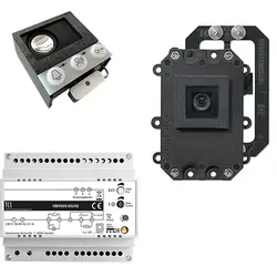 TCS Tür Control Videosprechanlagenset mit Einbau Kamera VK01