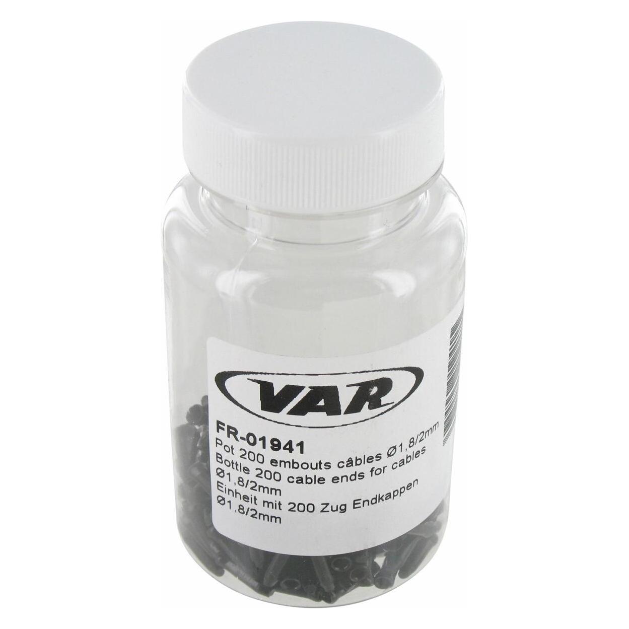 VAR ENDKAPPE INNENZÜGE 200ST SCHWARZ FR-01941 (VAFR01941)