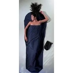 Cocoon MummyLiner Microfleece links Hüttenschlafsack (+8°C Wärmeleistung / Max. Körpergröße 190cm / Gewicht 0,83kg) - STK - twilight