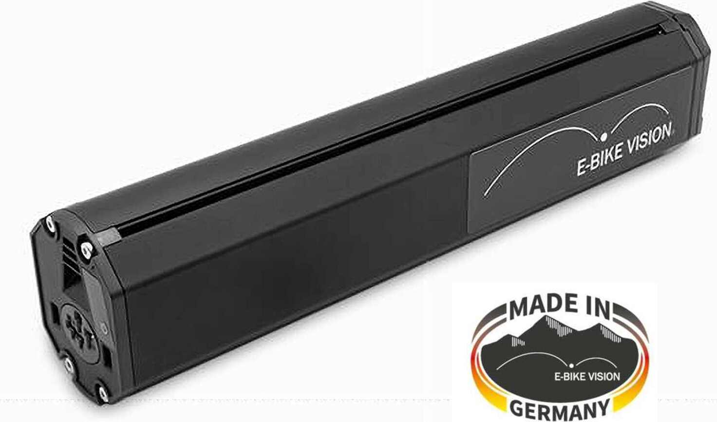 EBV E-Bike Battery InFrame, kompatibel zum Bosch Active (Plus) / Performance (CX) Antriebssystem 36V - 17,5Ah / 630Wh - Vertikal