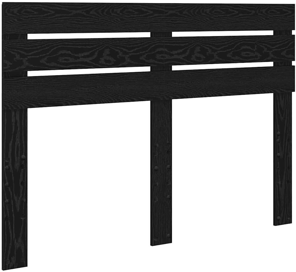 Lily Manor Slat Headboard Black Oak Queen