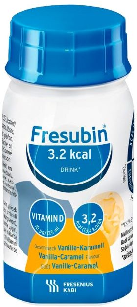 Fresubin 3,2kcal Baunilha-Caramelo 4x125ml