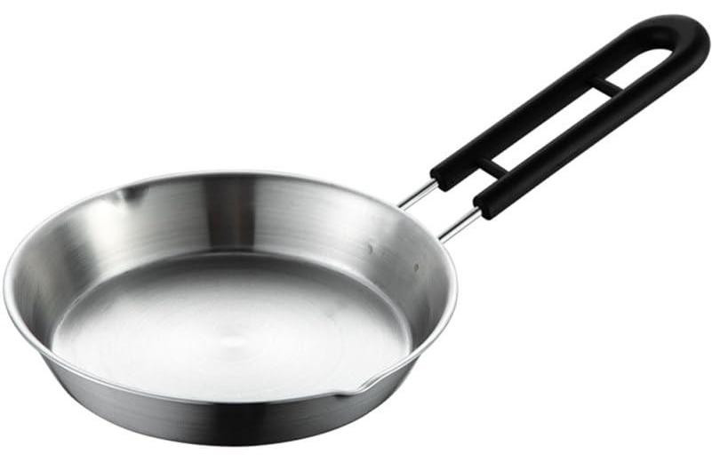Multifunctionele mini-koekenpan van roestvrij staal, 16 cm