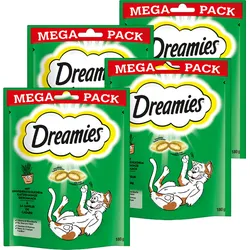 DREAMIES Portionsbeutel Mega Pack mit Katzenminze Geschmack 180g