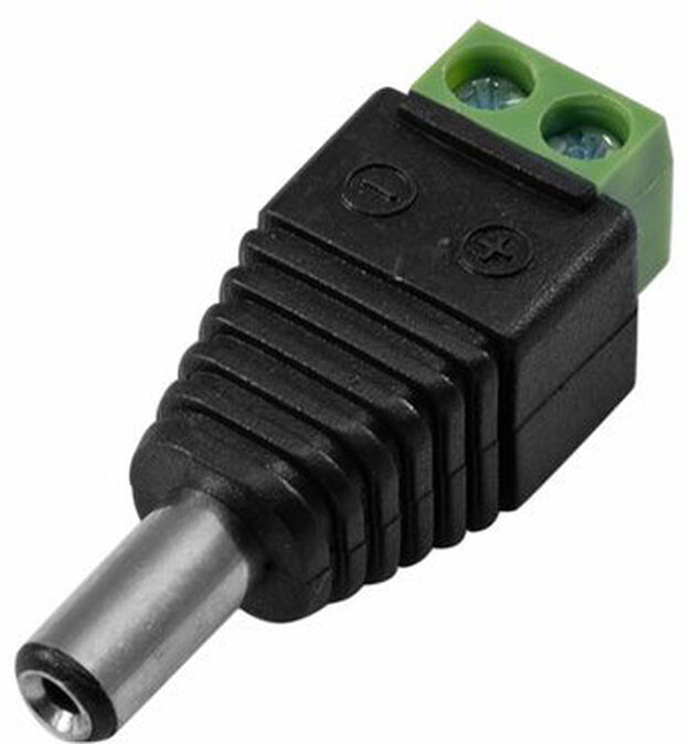EuroLite Adapter Hohlstecker/schraubklemme Männlich
