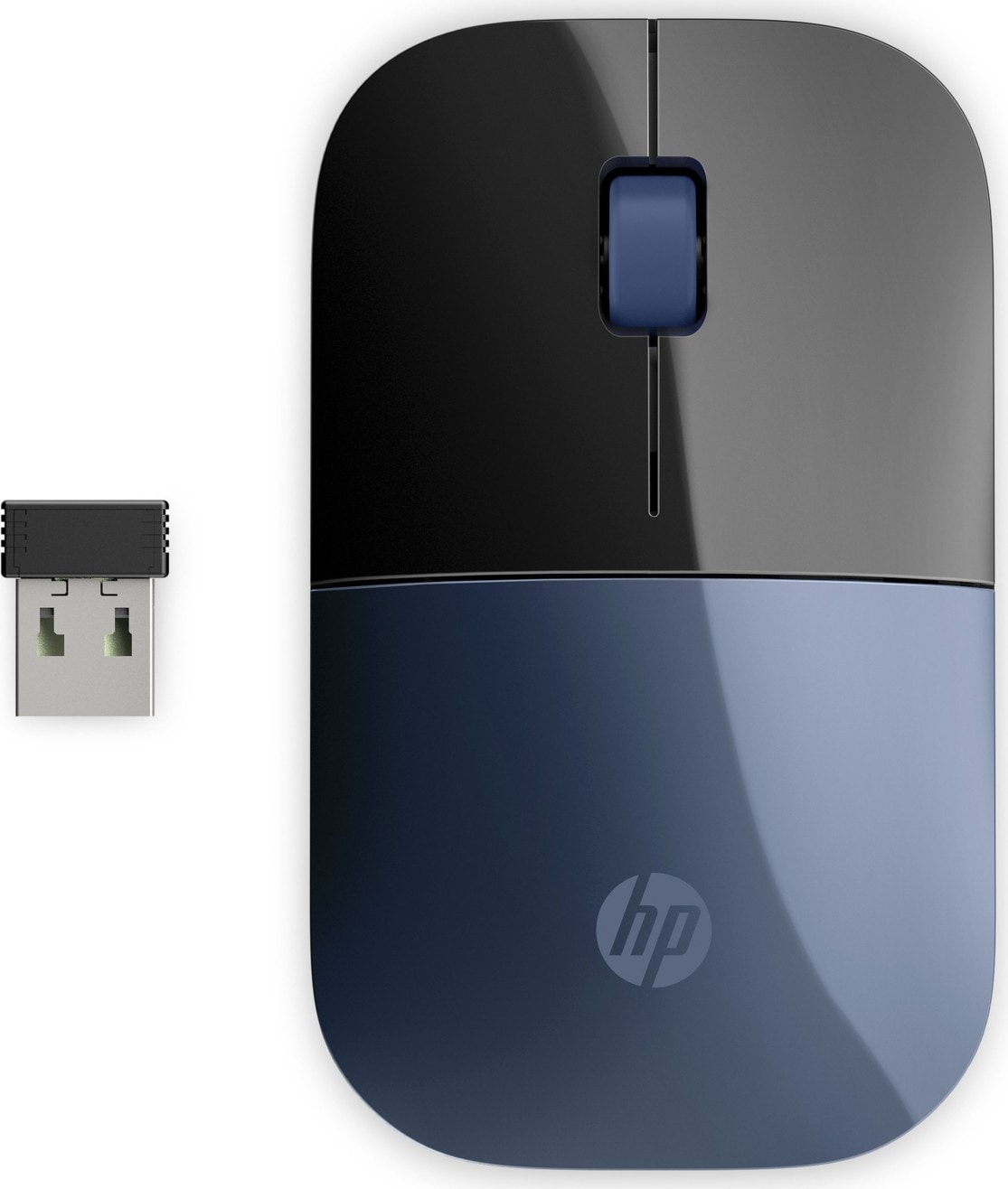 HP Z3700 Maus Schwarz/Blau kabellos für Links- & Rechtshänder
