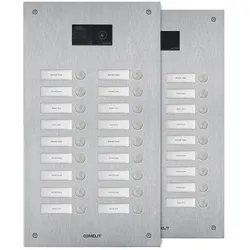 Comelit IX0218U Frontplatte Steel-Switch, 18 Tasten, 2-reihig, V4A