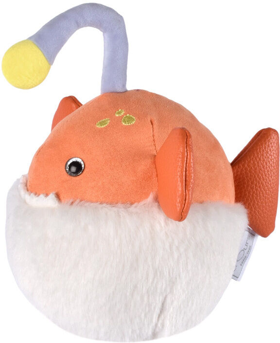 Histoire d'Ours Trésors Marins : Peluche Poisson Lanterne 20 cm - Histoires d'Ours