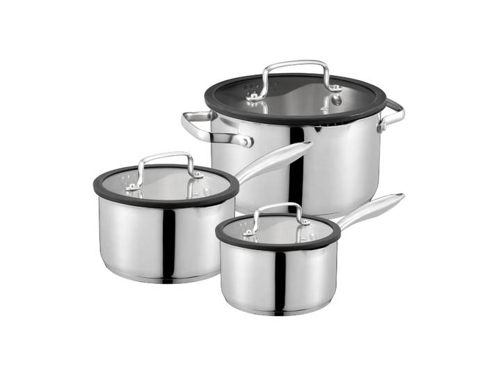 Dorre Ensemble de casseroles Karla 3 pièces Silver