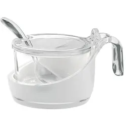 Guzzini 24890000 Fratelli Vintage Käsedose Marmeladengläser, Pfanne + Kochtopf, Transparent