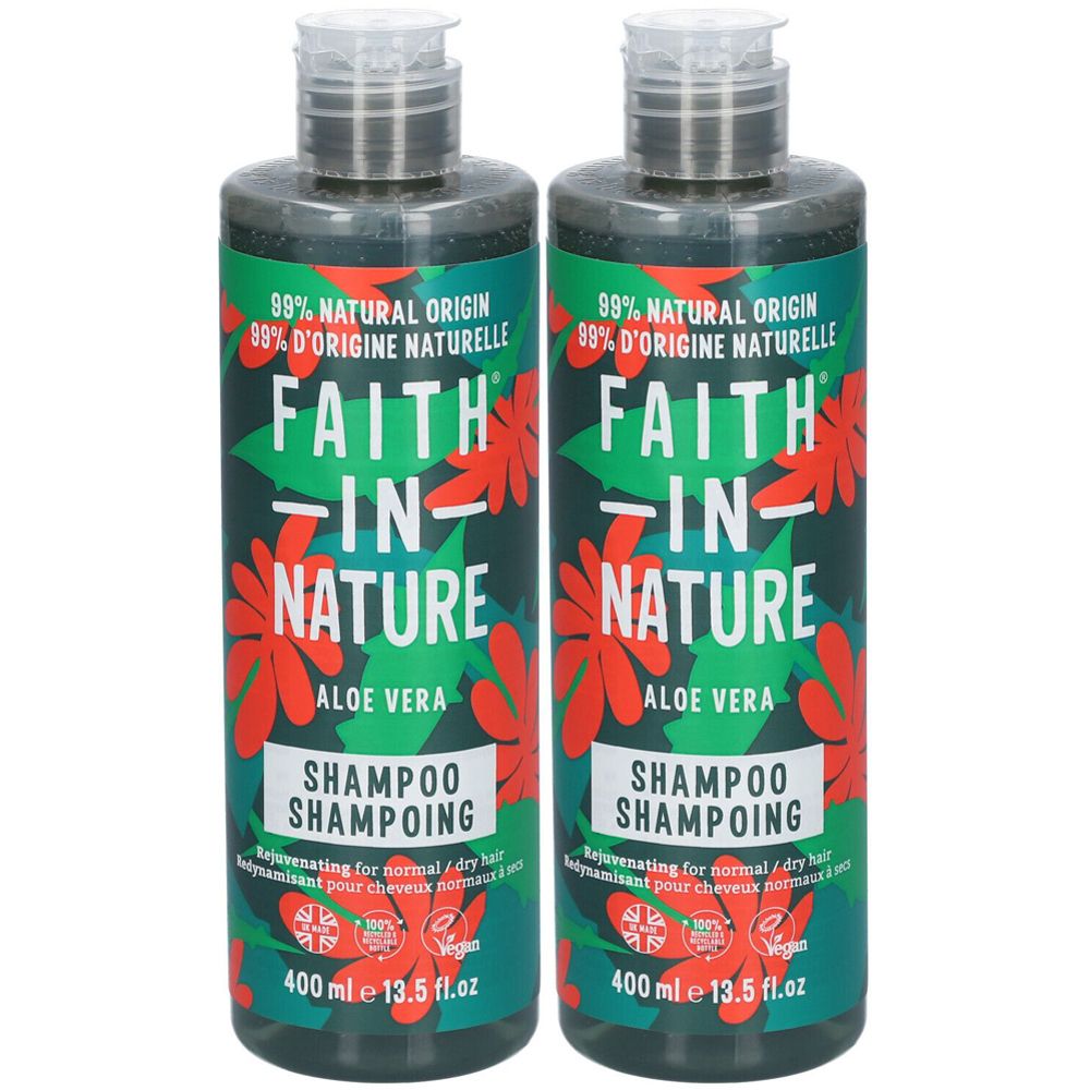 Faith IN Nature Shampoing Aloé Vera x2 2x400 ml Shampoo