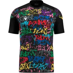 Macron, Jungen, Sportshirt, Golem (128), Schwarz