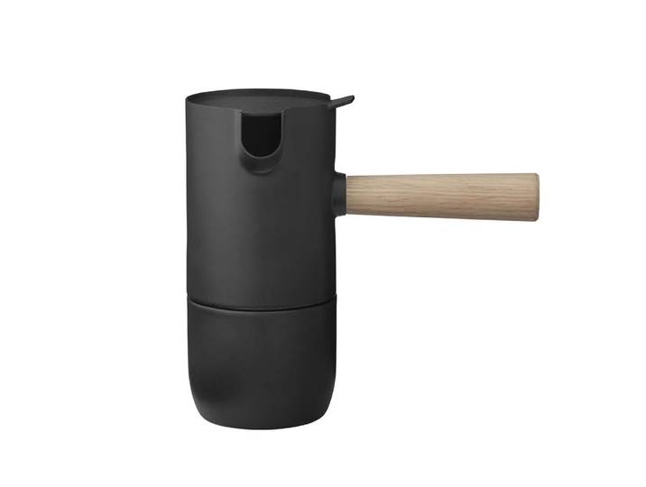 Stelton Cafetière à espresso Collar Noir