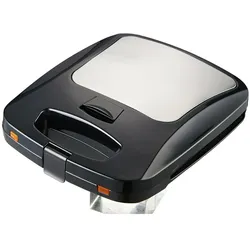 Ravanson Toaster OP-7050 Schwarz Silber 1200 W, Kontaktgrill, Schwarz, Silber