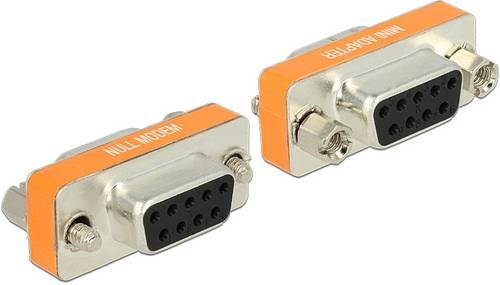 Delock 65570 VGA Adapter [1x D-SUB-Buchse 9pol. - 1x D-SUB-Buchse 9pol.] Silber