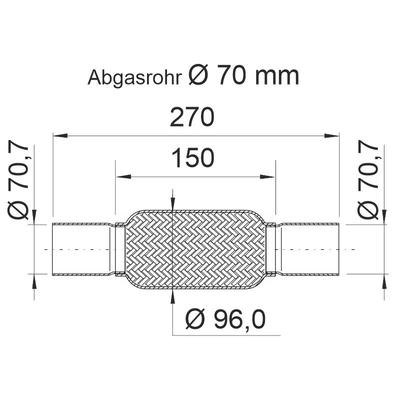 ERNST Flexrohr, Abgasanlage 460538
