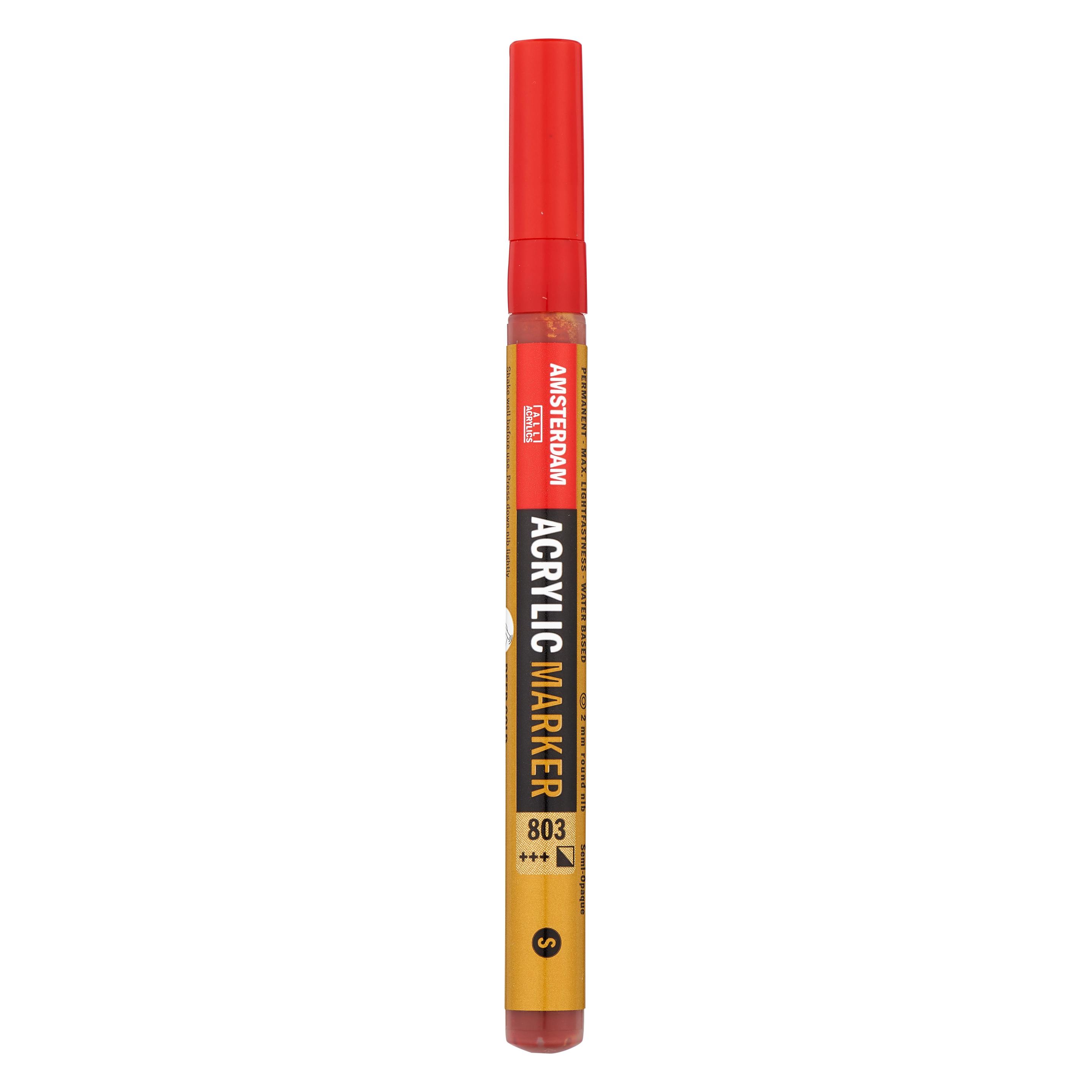 Amsterdam Acrylic Marker 2 mm Deep Gold 803 (ROY-17538030)