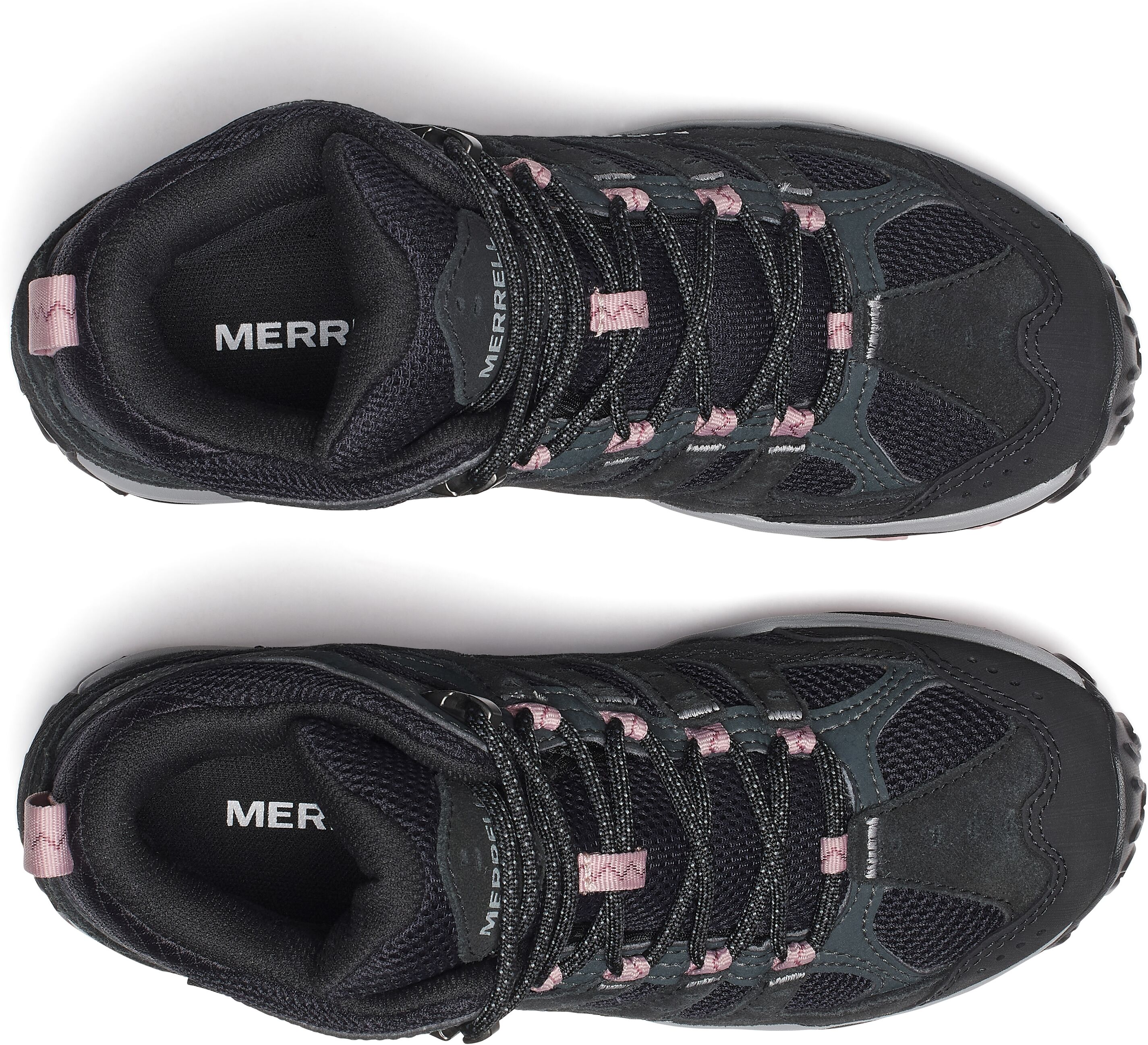 Wanderschuh MERRELL "ACCENTOR 4 MID WP", Damen, Gr. 37, schwarz (schwarz, rosewood), Leder, Schuhe Wanderschuh schwarz, rosewood 37