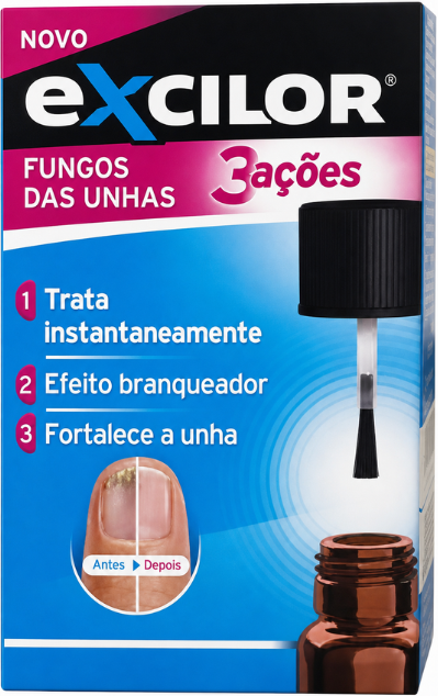 Excilor 3 Ações Solução Antifúngica 7ml